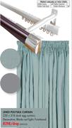Lined Polysilk Curtain-Per Drop