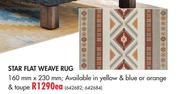 Star Flat Weave Rug-Each
