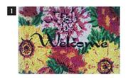 Trento Coir Welcome Mat Multi Colour 