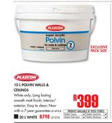 Plascon Polvin Walls & Ceiling-10Ltr