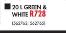 Duram Weather Roof White/Green-20Ltr