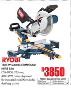 Ryobi 1800W Sliding Compound Mitre Saw