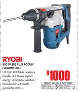 Ryobi 800W SDS Plus Rotary Hammer Drill