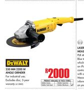 DeWalt 230mm 2200W Angle Grinder