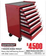 Mastercraft 7-Drawer Mobile Trolley