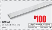 Flat Bar (25mm x 5mm x 6m)
