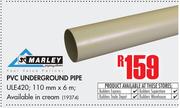 Marley PVC Underground Pipe