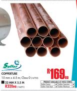 Saffer Copper tube 15mmx4.5m-Each
