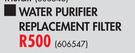 Go Pure Water Purifier Replacement Filter