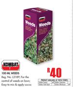 Kombat 100ML Weeds