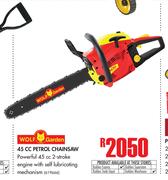 Wolf Garden 45cc Petrol Chainsaw