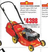 Wolf Garden 200CC Torx Petrol Mower