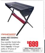 Megamaster Barrel Free Standing Braai 600