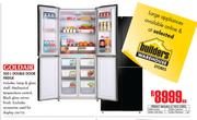 Goldair 500Ltr Double Door Fridge-Each