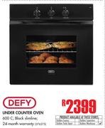 Defy Under Counter Oven