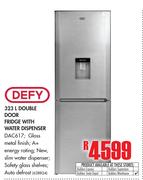 Defy 323Ltr Double Door fridge With Water Dispenser DAC617