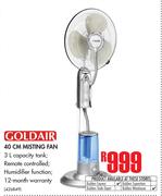 Goldair 40cm Misting Fan