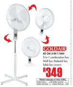 Goldair 40cm 3 In 1 Fan