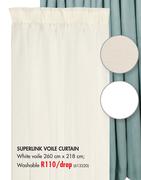 Superlink Voile Curtain-Per Drop