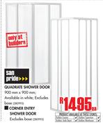 San Pride Corner Entry Shower Door-Each
