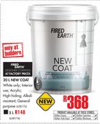 Fired Earth New Coat-20Ltr