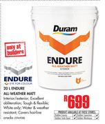 Duram Endure All-Weather Matt-20Ltr