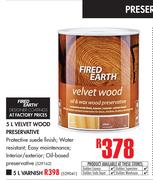 Fired Earth Velvet Wood Preservative