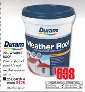 Duram Weather Roof-20Ltr 