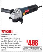Ryobi 115mm 900W Angle Grinder