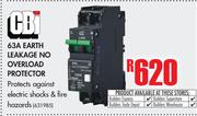 CBI 63A Leakage No Overload Protector