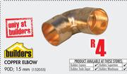 Builders Copper Elbow