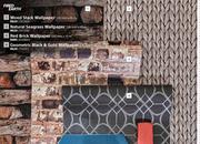 Fired Earth Wood Stack Wallpaper 530mm x 10m