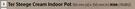 Ter Steege Cream Indoor Pot-150mm (d) x 150mm (h)