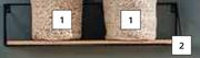 Shelfmate Natural Shelf-600mm x 150mm x 150mm     