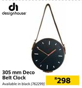 Design House 305mm Deco Belt Clock 