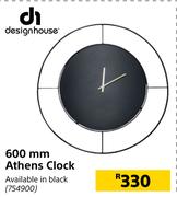 Design House 600mm Athens Clock 