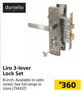 Dortello Liro 3 Lever Lock Set 