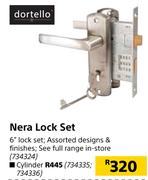 Dortello Nera Lock Set Cylinder
