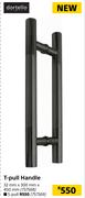 Dortello T-Pull Handle 32mm x 300mm x 450mm