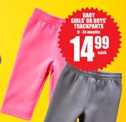 Baby Girls Or Boys Trackpants (0-24 Months)-Each