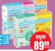 Cuddlesome Day Nappies-50's Per Pack