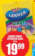 Lekker Giant Speckled Eggs-125g