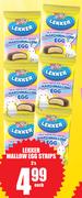 Lekker Mallow Egg Strips-3's Each 