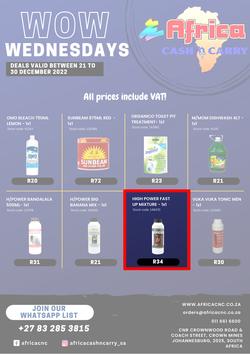 Africa Cash And Carry : Wow Wednesday (21 December - 30 December 2022), page 1
