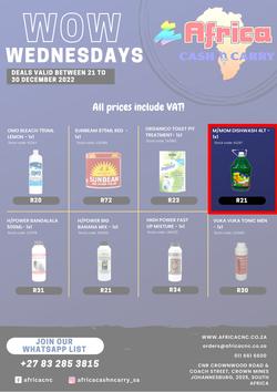 Africa Cash And Carry : Wow Wednesday (21 December - 30 December 2022), page 1