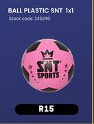 Ball Plastic SNT 1x1 Stock Code: 145240