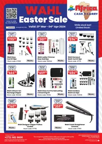 Africa Cash & Carry : Wahl Easter Sale (21 March - 4 April 2024)