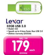 Lexar 32GB USB 3.0 S23-Each