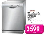 Bosch 12 Place Dishwasher SMS40E08ZA/E18Za-Each