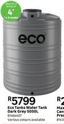 Eco Tanks Water Tank Dark Grey 5050L 81464407